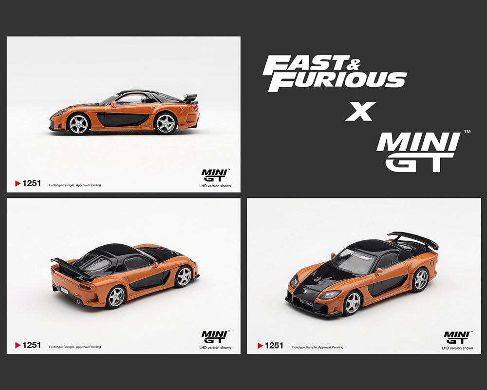 予約商品】Mini GT 1/64 マツダ RX-7 VeilSide Fortune 「ワイルド
