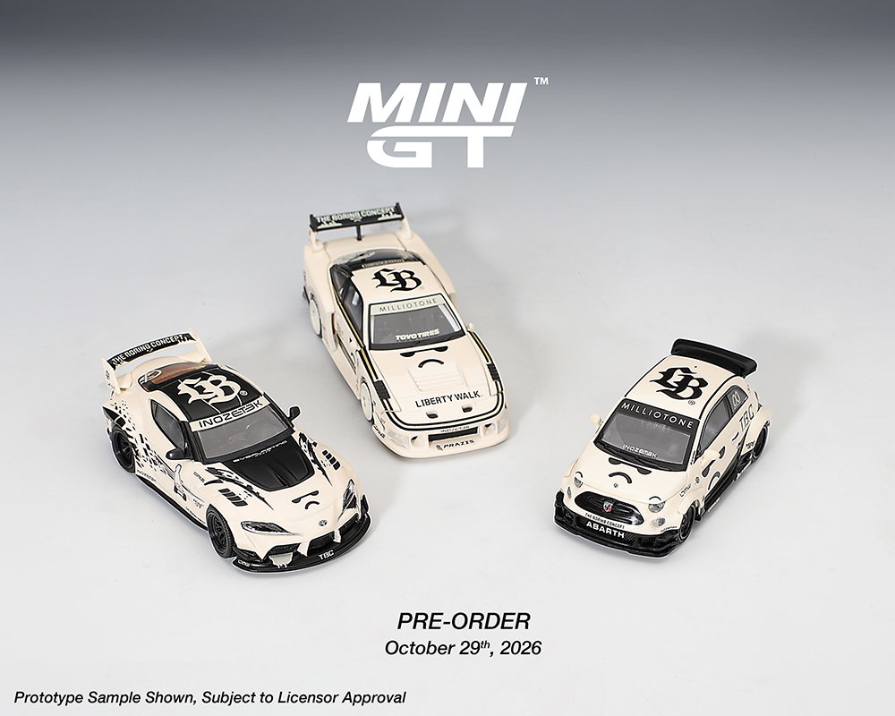 (Preorder) Mini GT 1:64 INOZETEK x TBC Set 2026 Show Edition 3 Cars Set MGTS0028