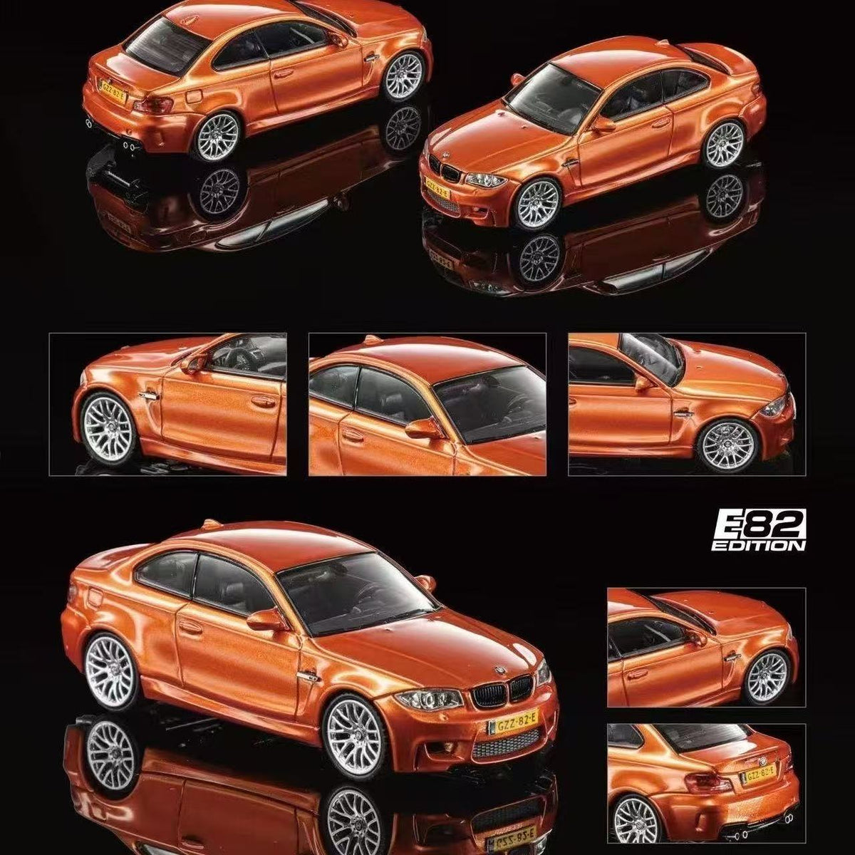 Mortal 1:64 BMW 1M Coupe(Orange/White)