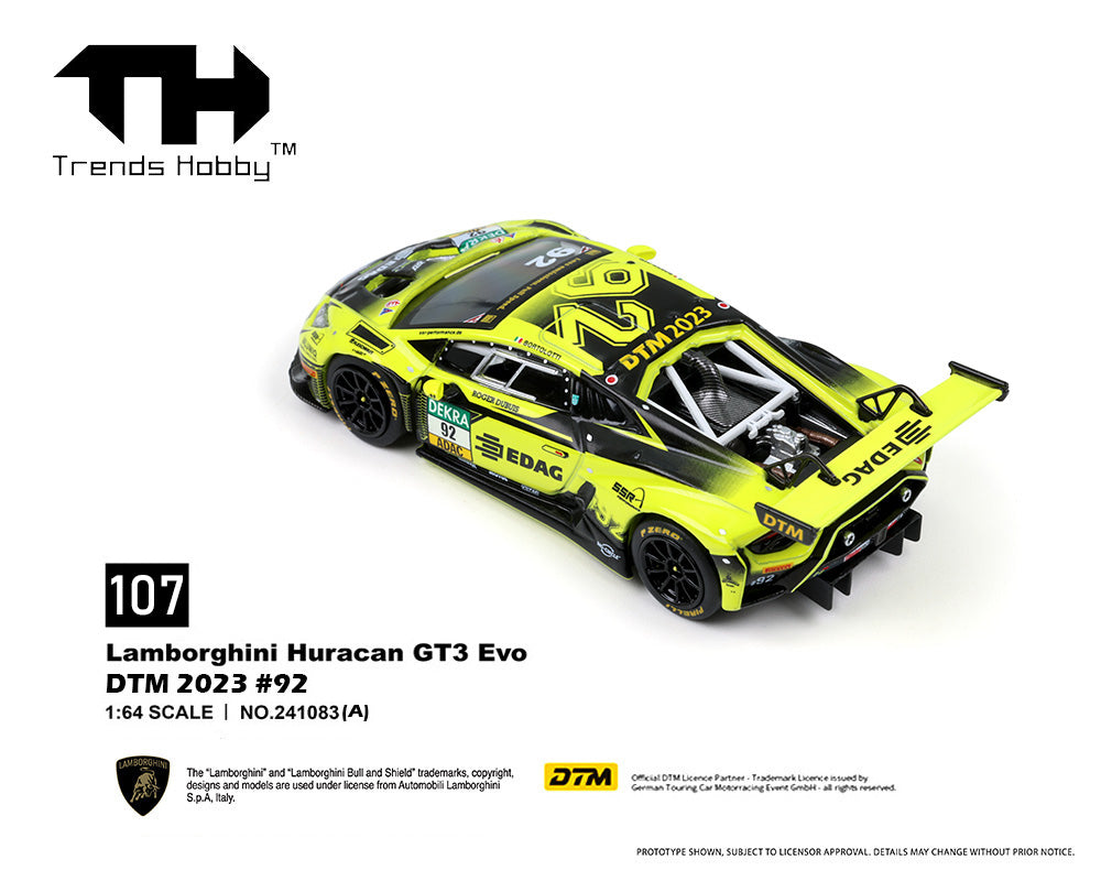 (Preorder) Trends Hobby 1:64 Lamborghini Huracan GT3 EVO DTM 2023 #92 241083-A