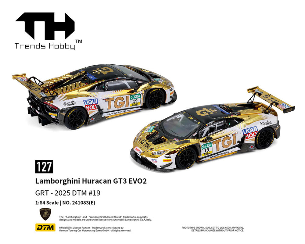 Trends Hobby 1:64 Lamborghini Huracán GT3 EVO2 DTM 2025 C / 241083 (E) No. 19