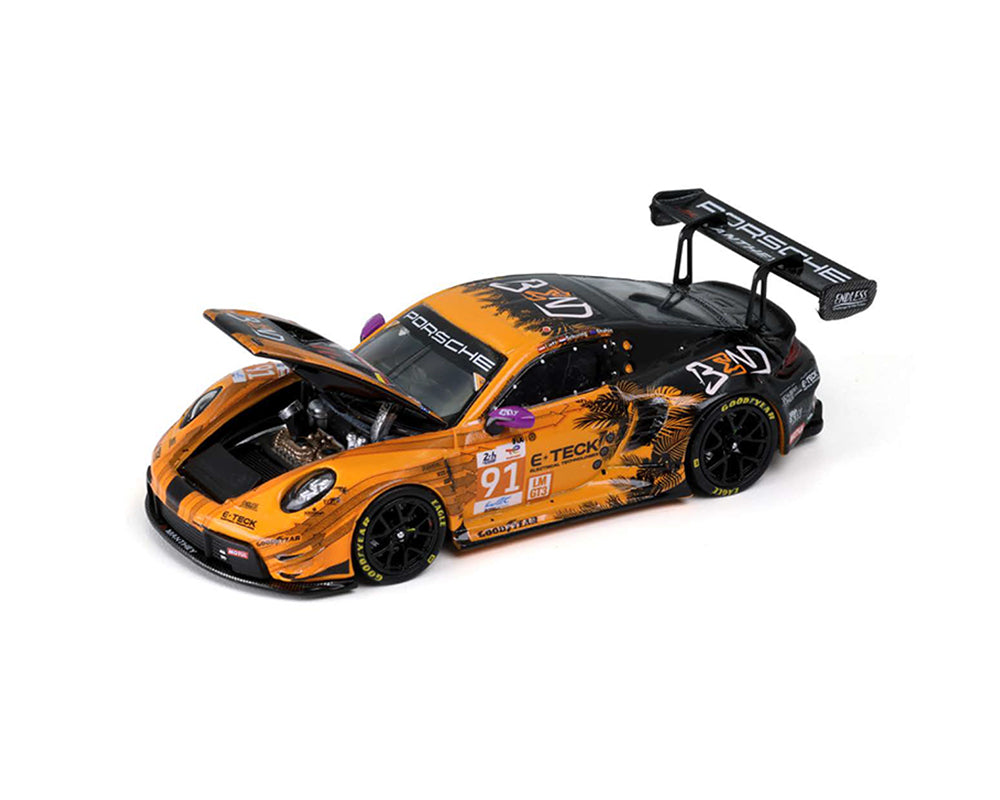【予約商品】 Trends Hobby 1/64 ポルシェ 911 GT3 R EMAモータースポーツ-2024 ル・マン24時間 LMGT3 優勝車 #91