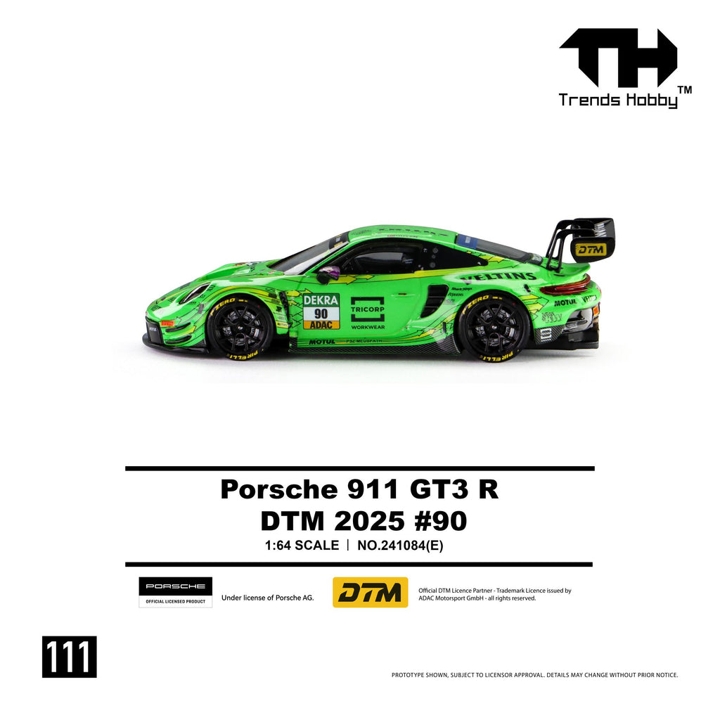 (Preorder) Trends Hobby 1:64 Porsche 911 GT3 R DTM 2025 #90 241084(E)