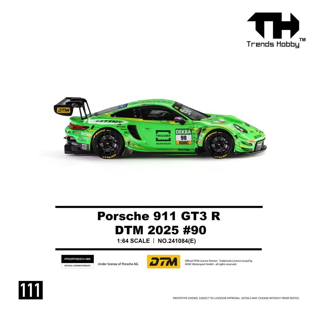 (Preorder) Trends Hobby 1:64 Porsche 911 GT3 R DTM 2025 #90 241084(E)