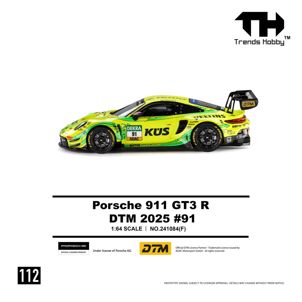 (Preorder) Trends Hobby 1:64 Porsche 911 GT3 R DTM 2025 #91 241084(F)
