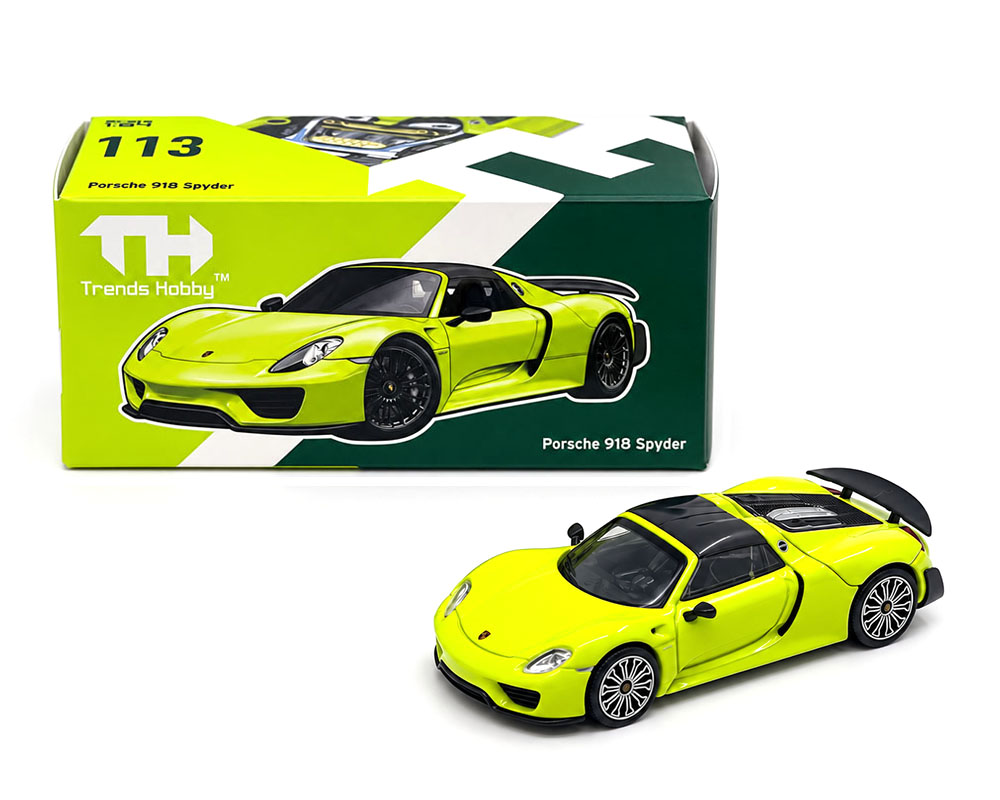 Trends Hobby 1:64 Porsche 918 Spyder – Acid Green 241086(A)