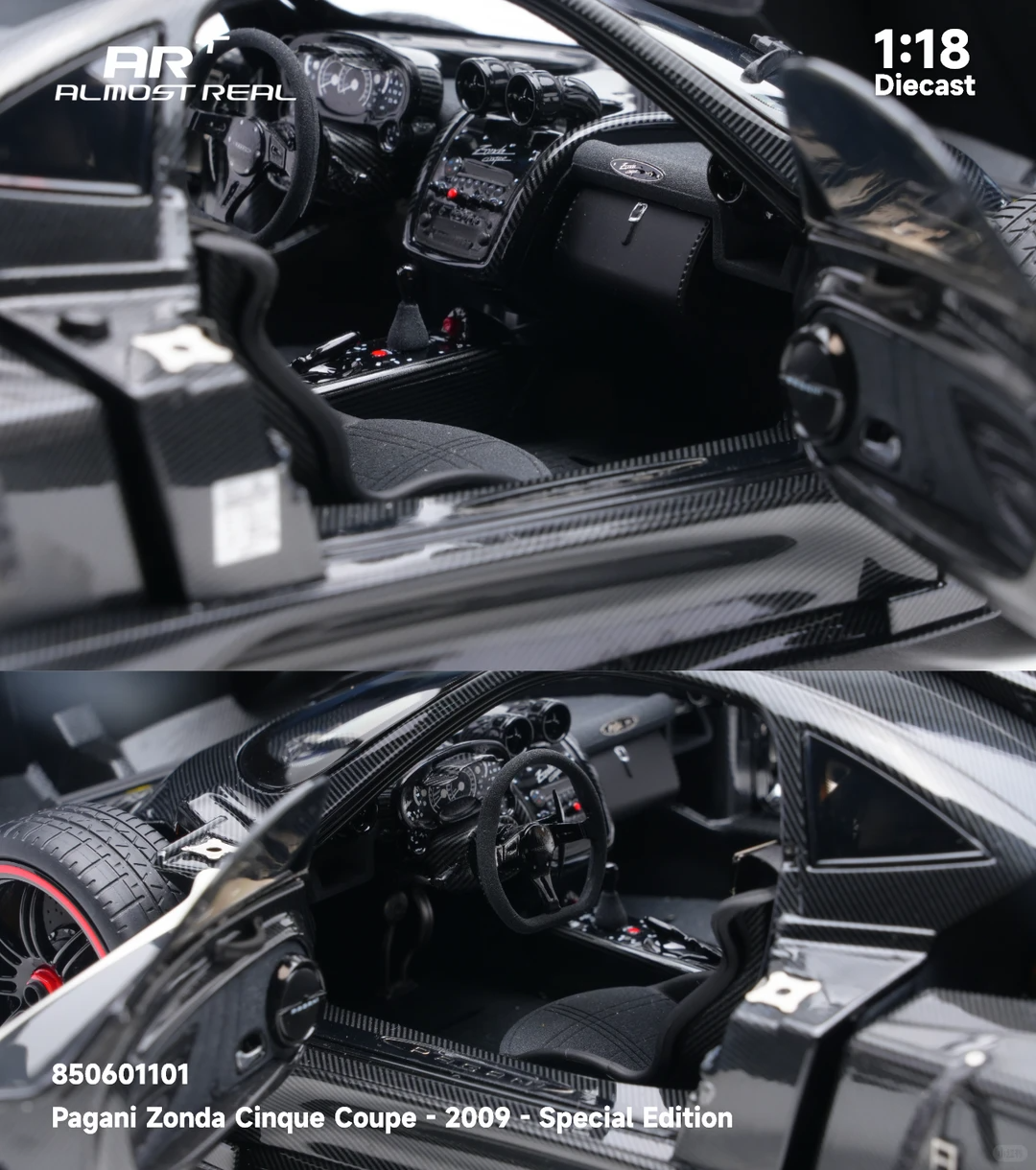 Almost Real 1:18 Pagani Zonda Cinque Coupe(Red Emblem)