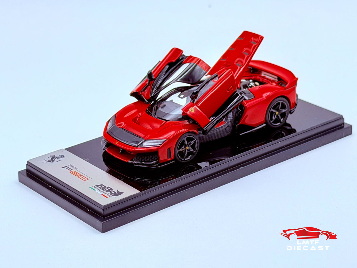 (Preorder) BBR x Almost Real 1:64 Ferrari F80 Rosso Corsa /Carbon Wheels (CTE Shanghai 2026)