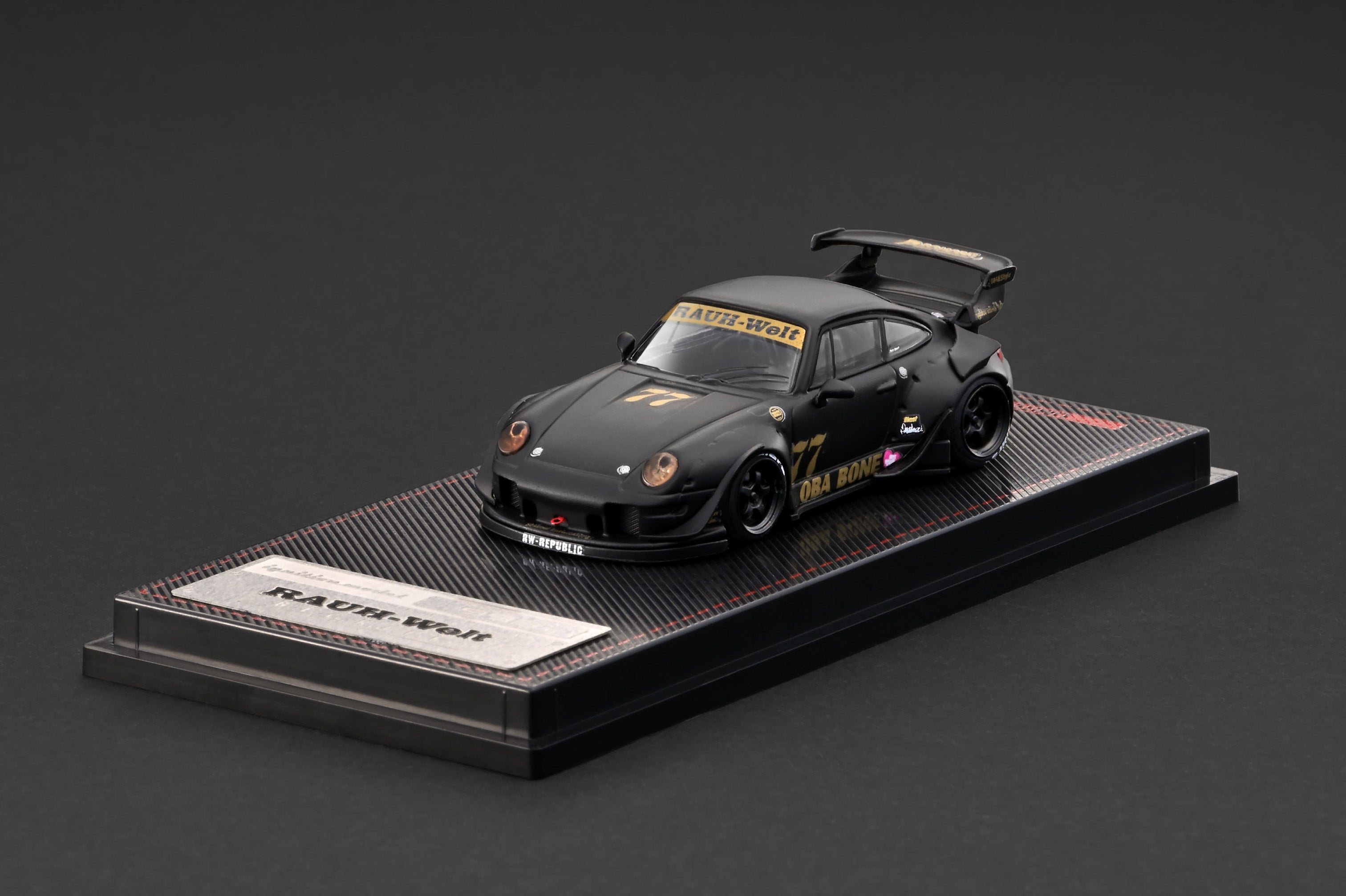 (Preorder) Ignition Model 1/64 RWB 993 Matte Black IG4212