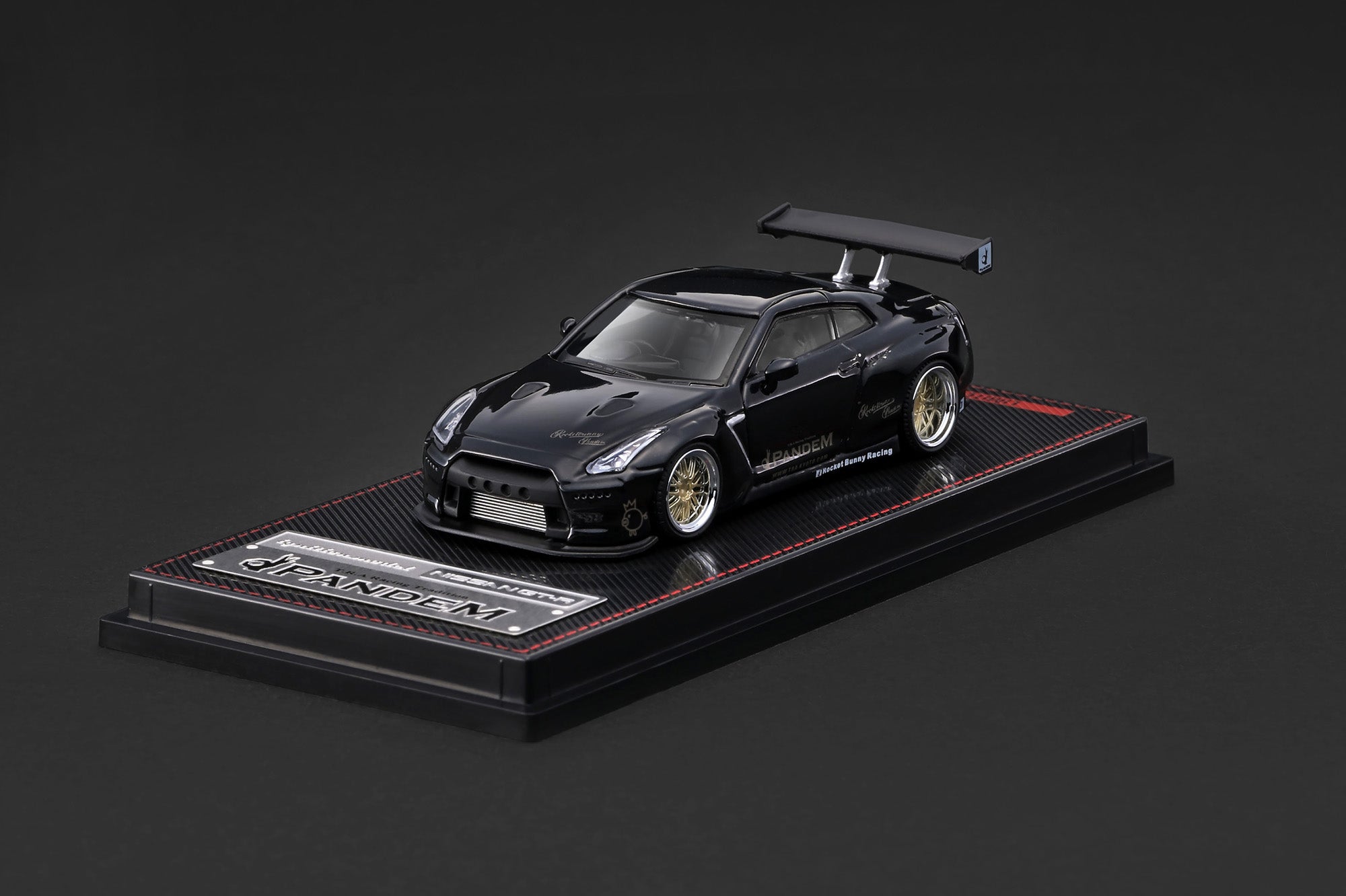 (Preorder) Ignition Model 1/64 PANDEM R35 GT-R Black Metallic IG4277