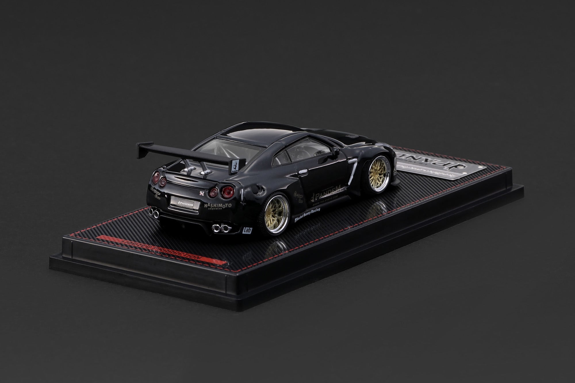 (Preorder) Ignition Model 1/64 PANDEM R35 GT-R Black Metallic IG4277