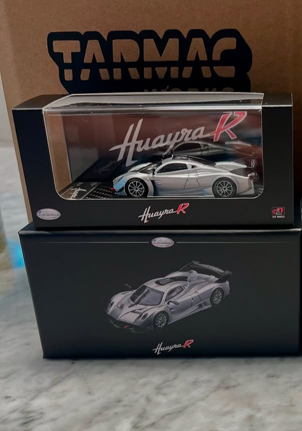 LCD Model 1/64 Pagani Huayra R Silver Hobby China Expo Exclusive 2025 US seller