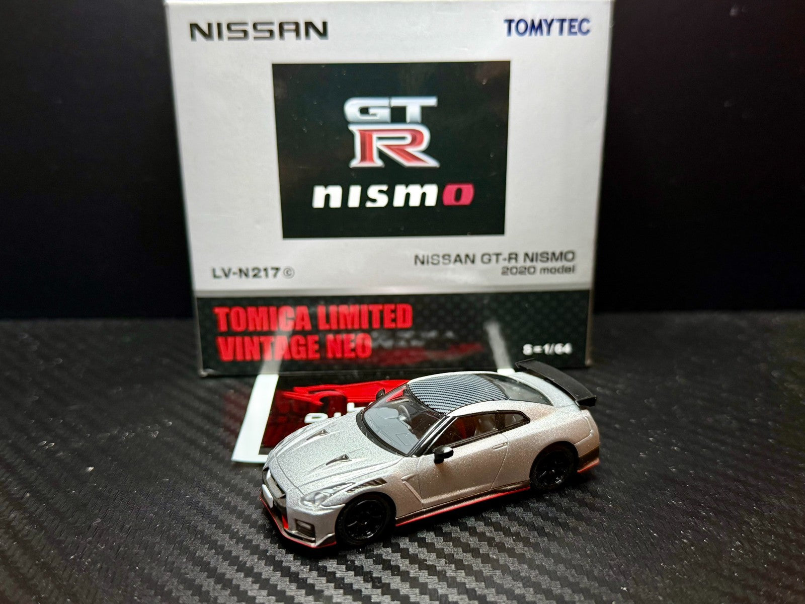 Tomica Limited Vintage 1/64 Nissan GT-R Nismo 2020 Silver N217C US Seller