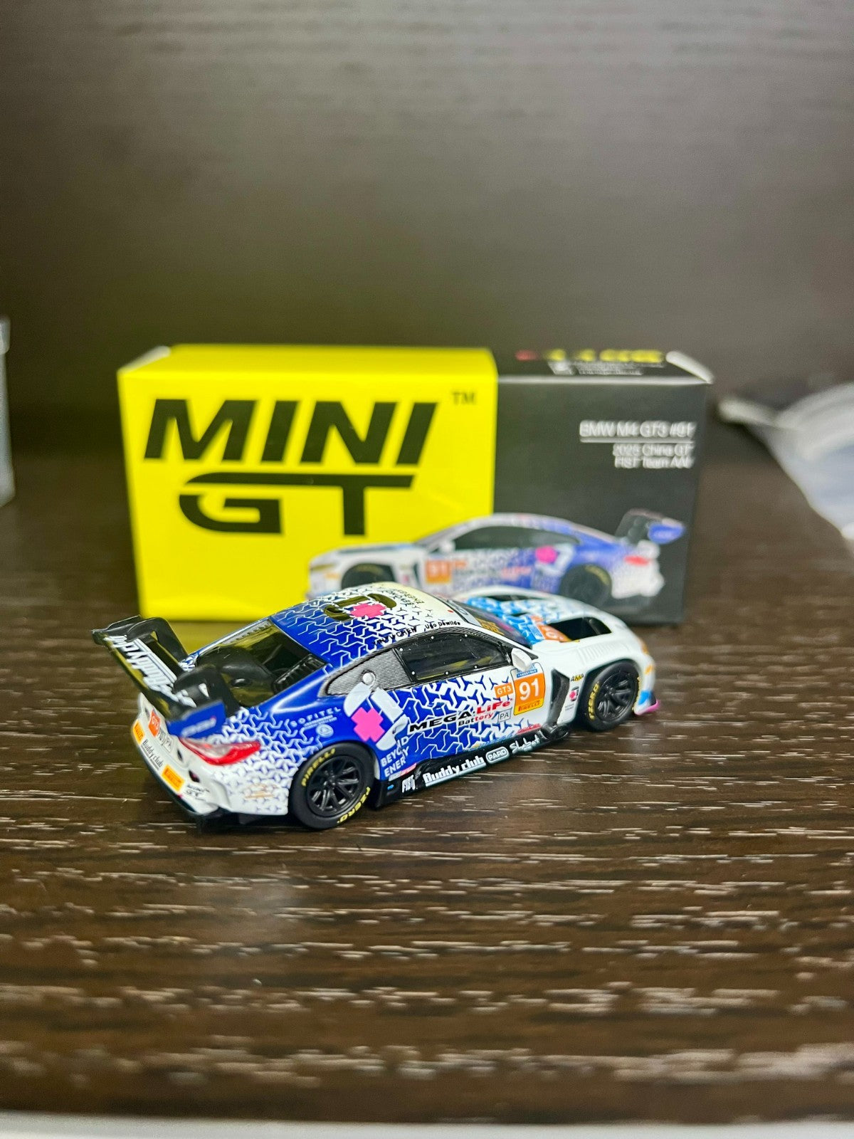 MINI GT 1/64 BMW M4 GT3 #91 FIST Team AAI 2025 China GT Exclusive US Seller