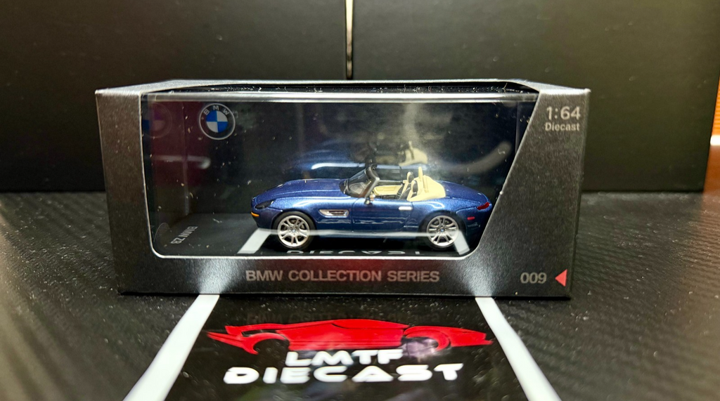 Almost Real 1/64 BMW Z8 Roadster Blue BMW Dealer Packaging US Seller