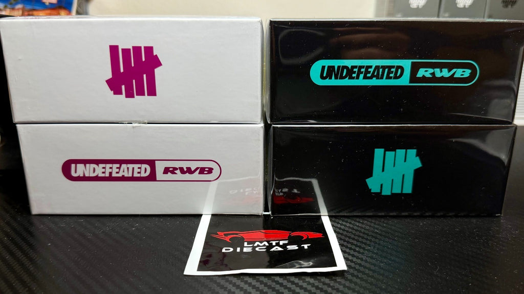 Inno64 x DPLS x Undefeated 1/64 Porsche 911 RWB(Pink/Tiffany Blue) US Seller