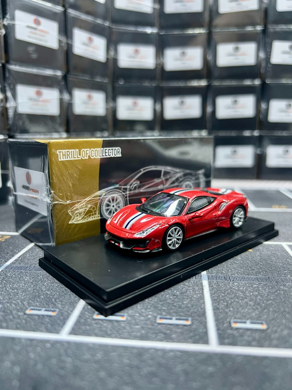 Fuelme TOC 1/64 Ferrari 488 Pista(Viola/Blu/Silver/White) Diecast US Seller