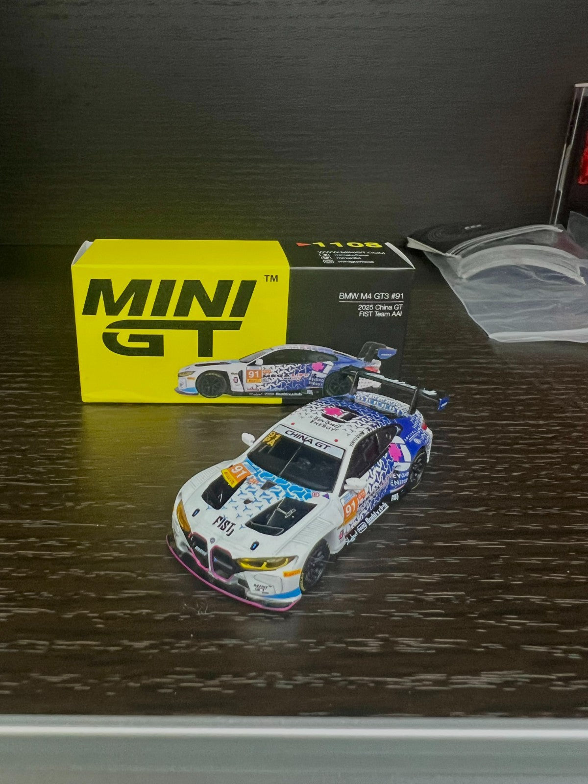 MINI GT 1/64 BMW M4 GT3 #91 FIST Team AAI 2025 China GT Exclusive US Seller