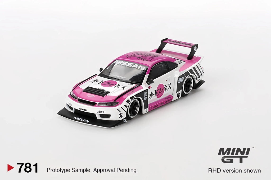 Mini GT 1/64 Nissan LB-Super Silhouette S15 SILVIA Auto Finesse SEMA 2023 #781