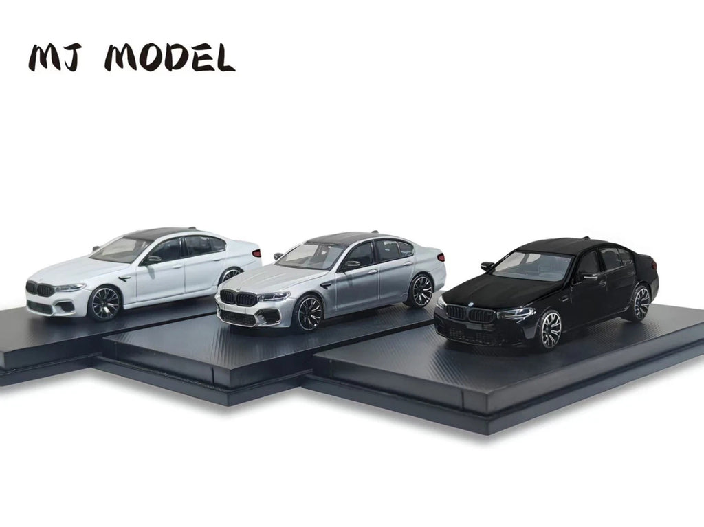MJ Model 1/64 BMW M5 Comp F90(White/Silver/Black) Diecast Model US Seller