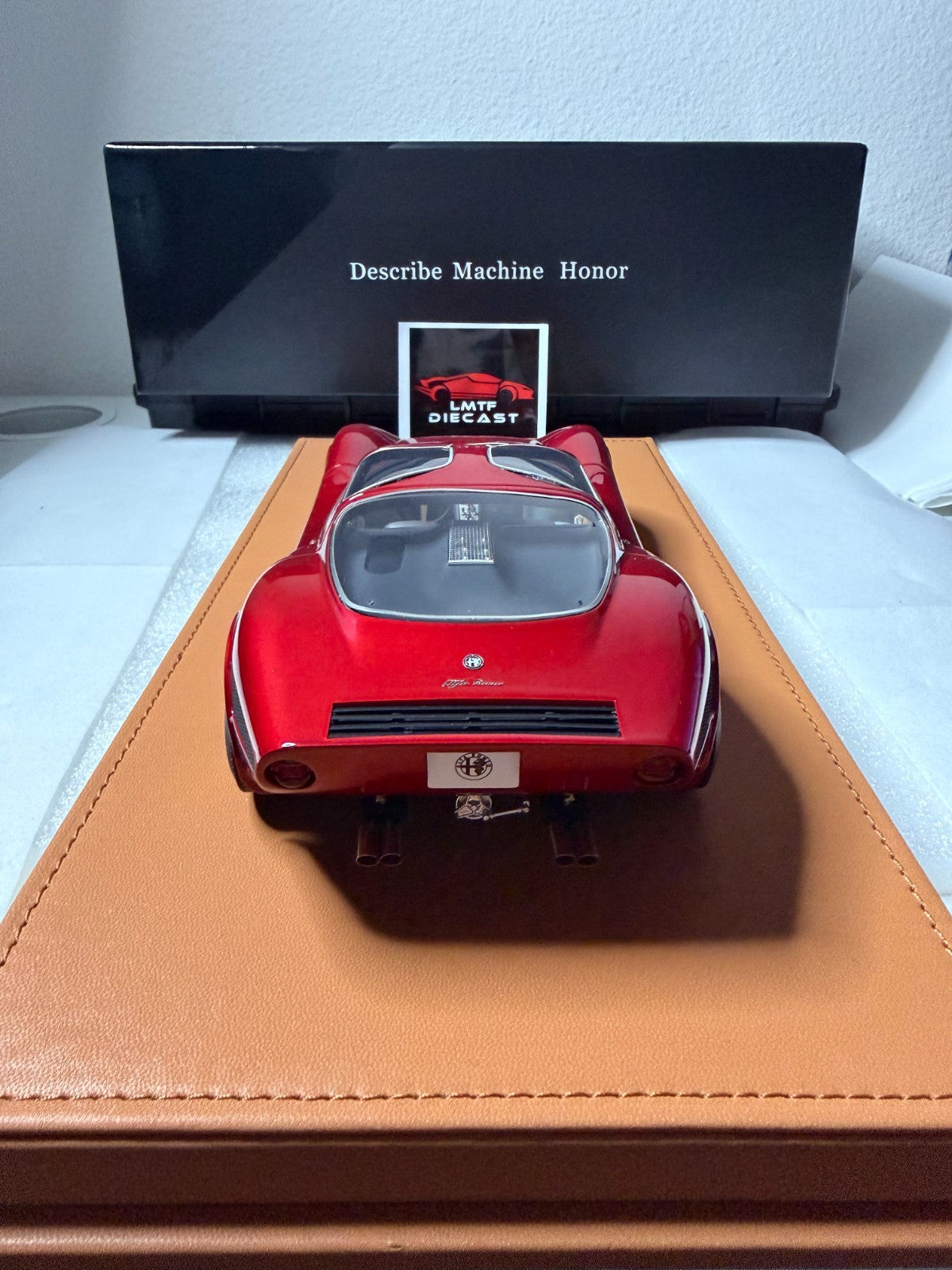 DMH 1/18 Alfa Romeo Tipo 33/2 Stradale Rosso F1 2007 Limited to 33pcs US Seller