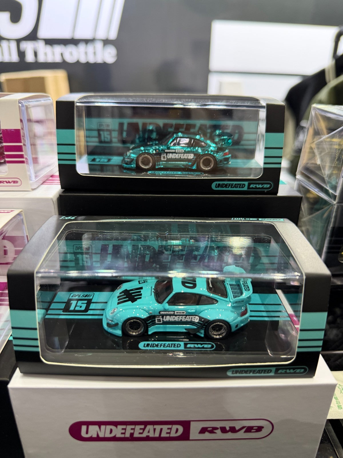 Inno64 x DPLS x Undefeated 1/64 Porsche 911 RWB(Pink/Tiffany Blue) US Seller