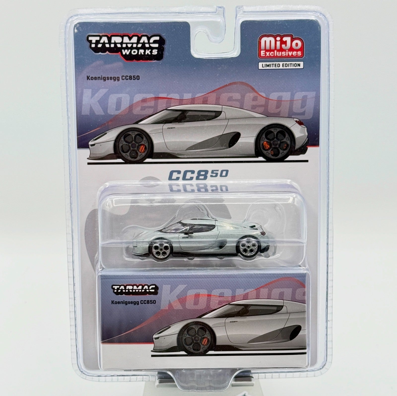 CHASE ! Tarmac Works 1:64 Koenigsegg CC850 Silver Silver – Global64 For Sale