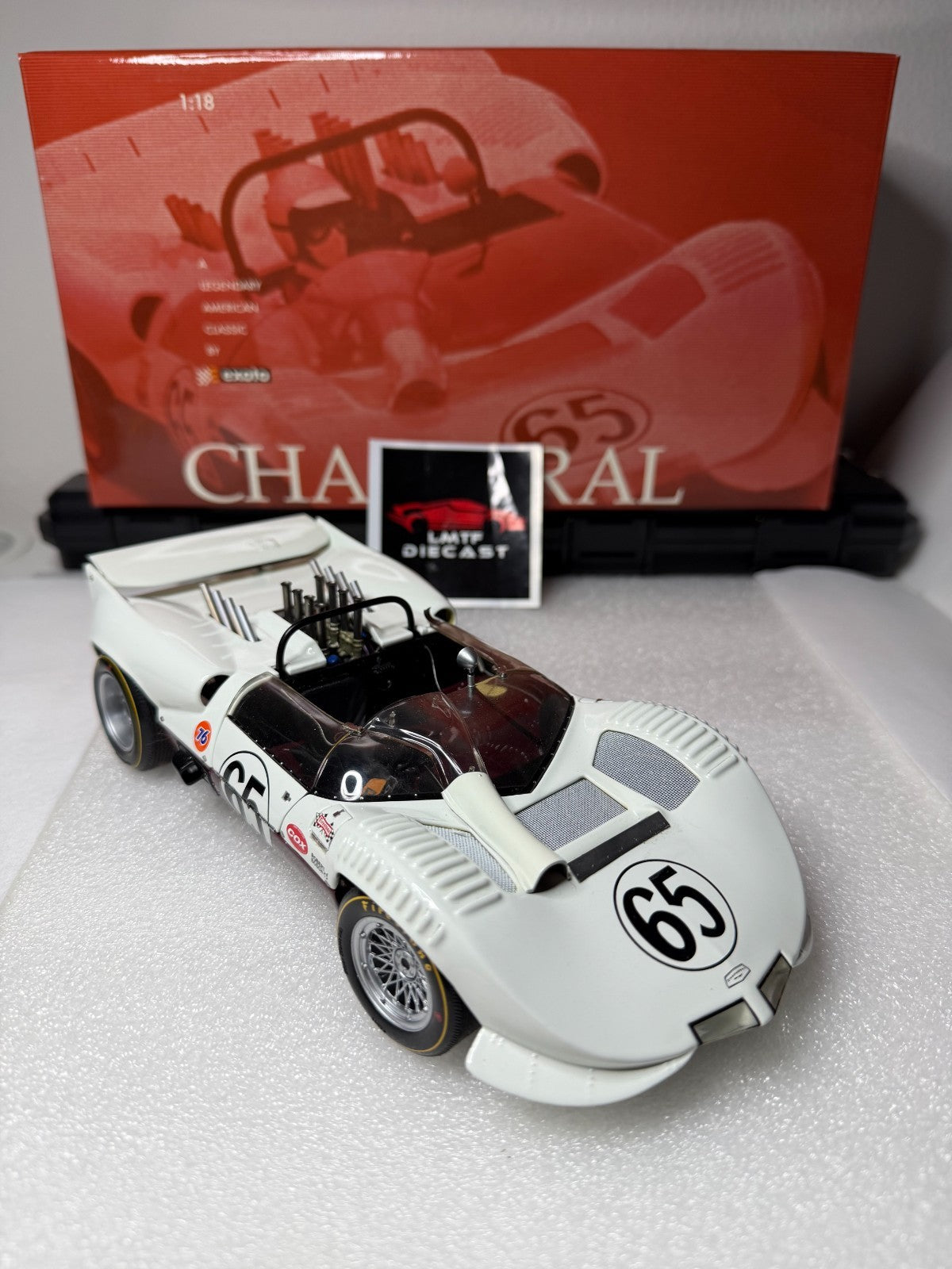 EXOTO 1:18 1965 CHAPARRAL TYPE 2 1/18 #65 RACING LEGENDS US Seller