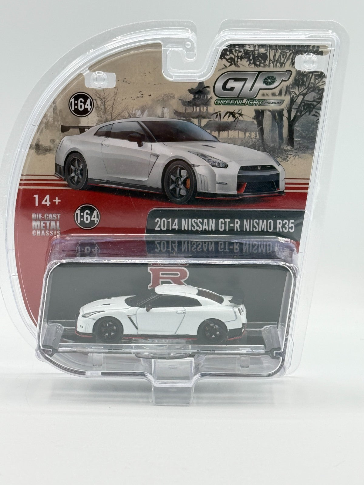 Greenlight 1/64 2014 Nissan GT-R Nismo R35 White GT Show China Exclusive Model
