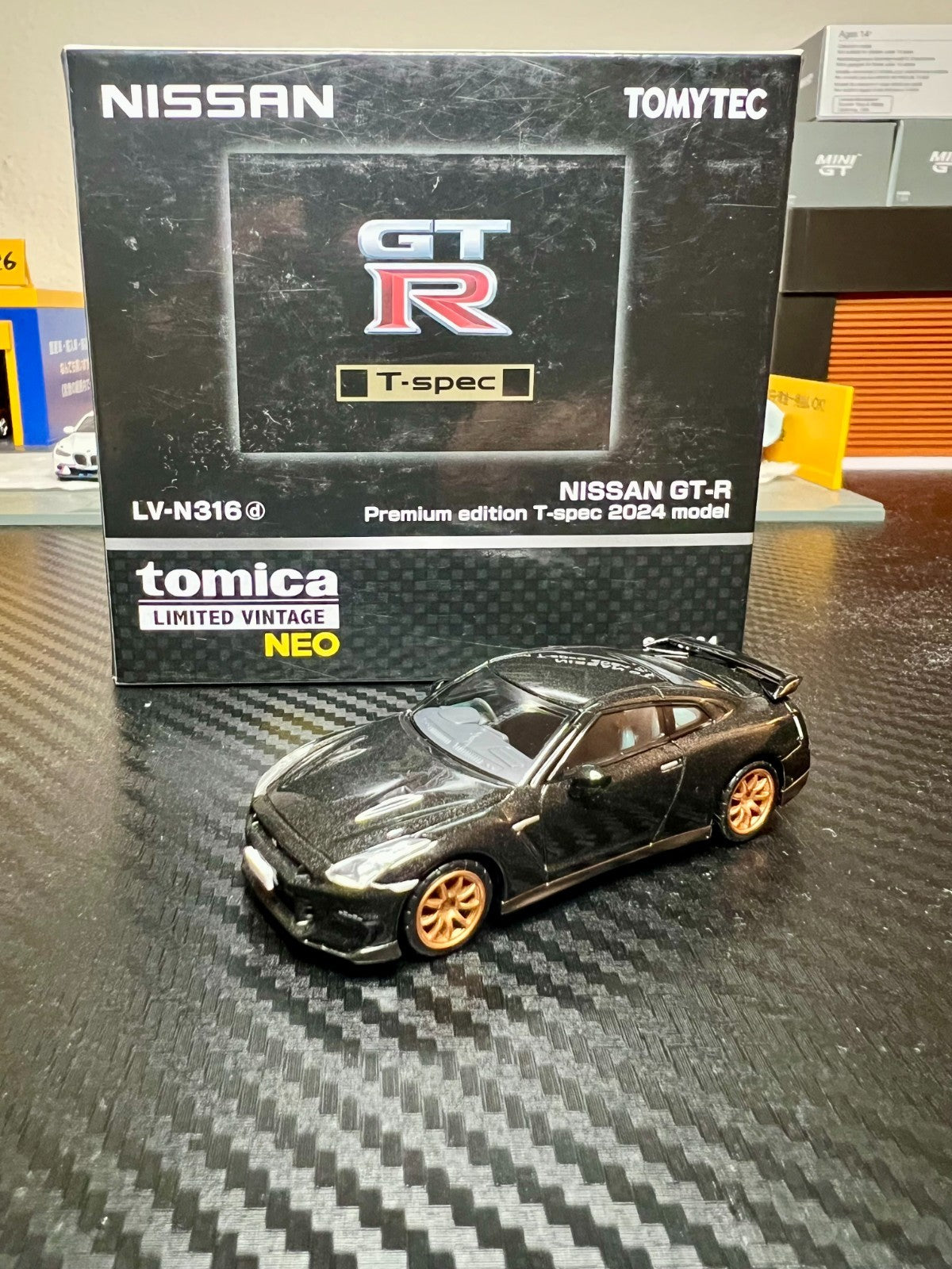 SALE! Tomica Limited Vintage N316d Nissan GT-R R35 T Spec Metallic Black 2024