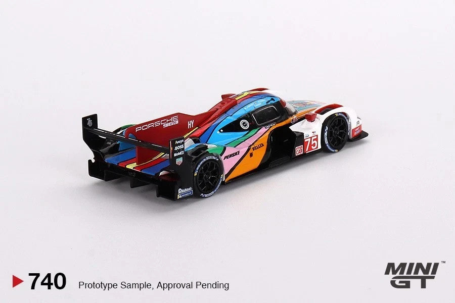 Mini GT 1:64 Porsche 963 #75 Penske 2023 24H Le Mans Petersen Exclusive #740