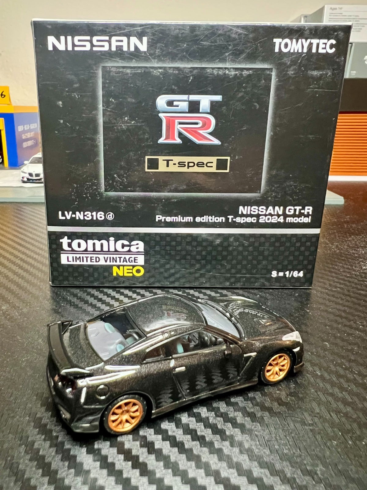 SALE! Tomica Limited Vintage N316d Nissan GT-R R35 T Spec Metallic Black 2024