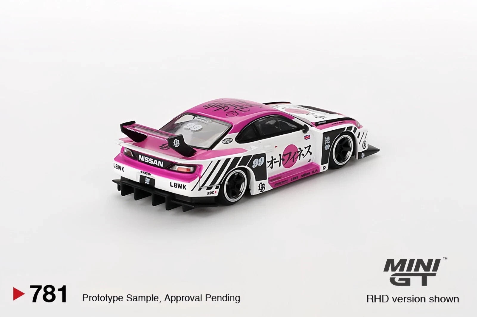 Mini GT 1/64 Nissan LB-Super Silhouette S15 SILVIA Auto Finesse SEMA 2023 #781