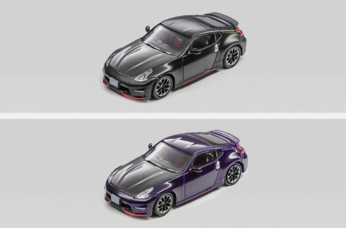 Fuji Model 1/64 Nissan Fairlady 370Z Nismo Diecast (Purple/Black)