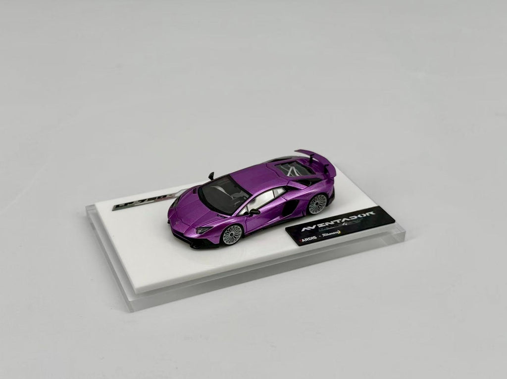 Tradis 1/64 Lamborghini Aventador SV Viola 30th Dealer Exclusive Limited 99pcs
