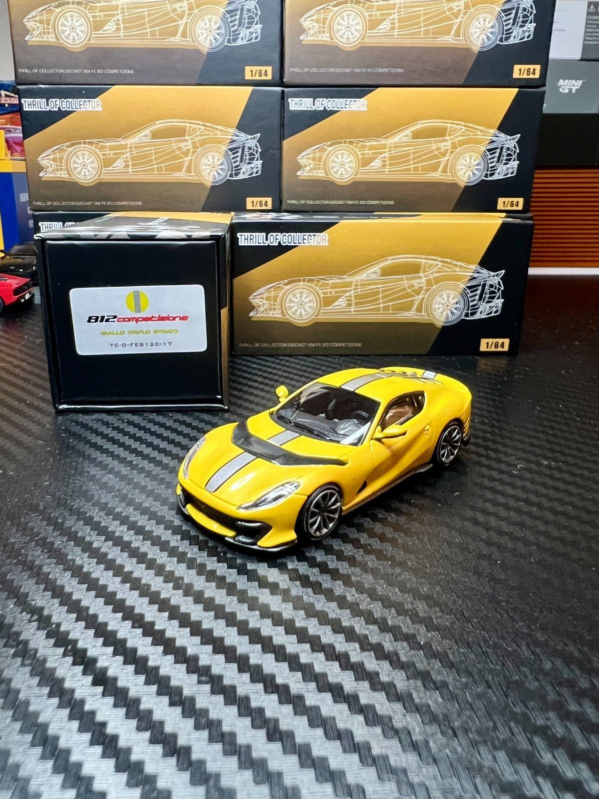 Fuelme TOC 1/64 Ferrari 812C Diecast Model (Blue #112/Blue/Red) US Seller