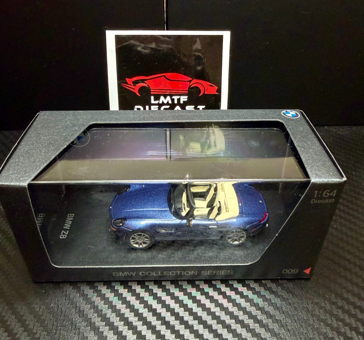 Almost Real 1/64 BMW Z8 Roadster Blue BMW Dealer Packaging US Seller