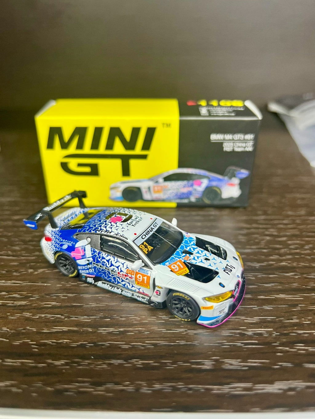 MINI GT 1/64 BMW M4 GT3 #91 FIST Team AAI 2025 China GT Exclusive US Seller