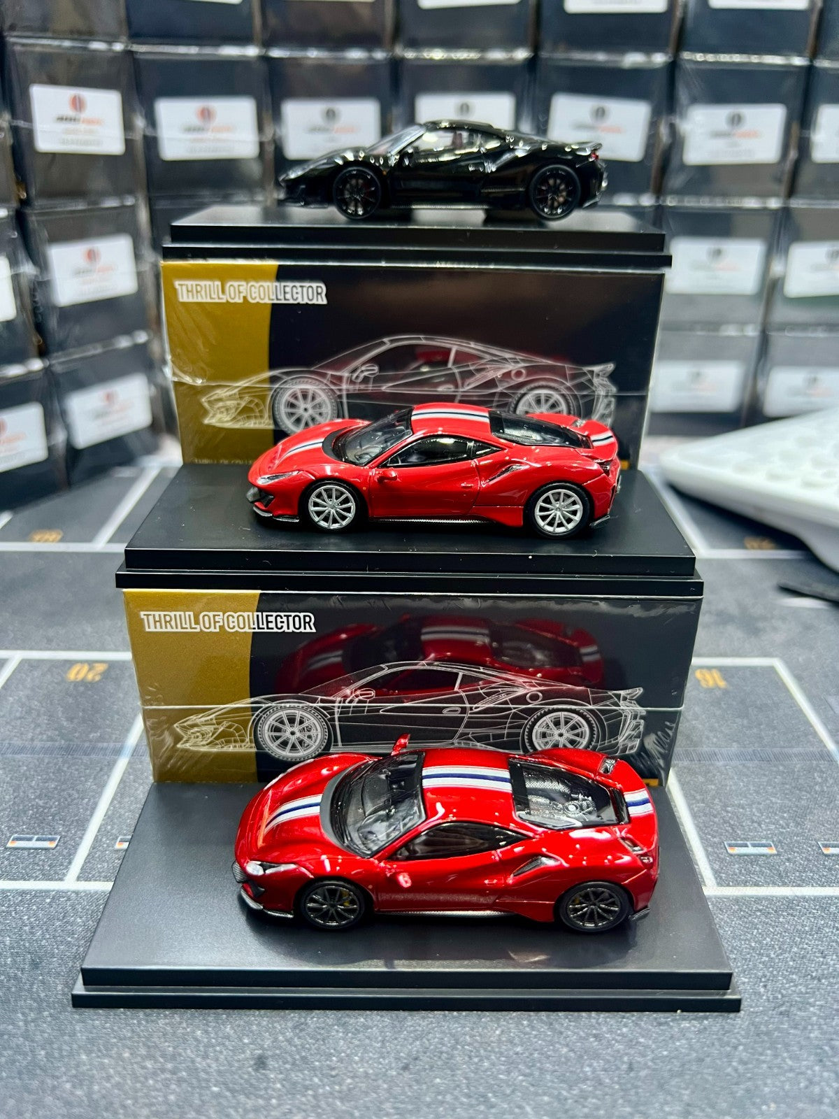 Fuelme TOC 1/64 Ferrari 488 Pista(Viola/Blu/Silver/White) Diecast US Seller