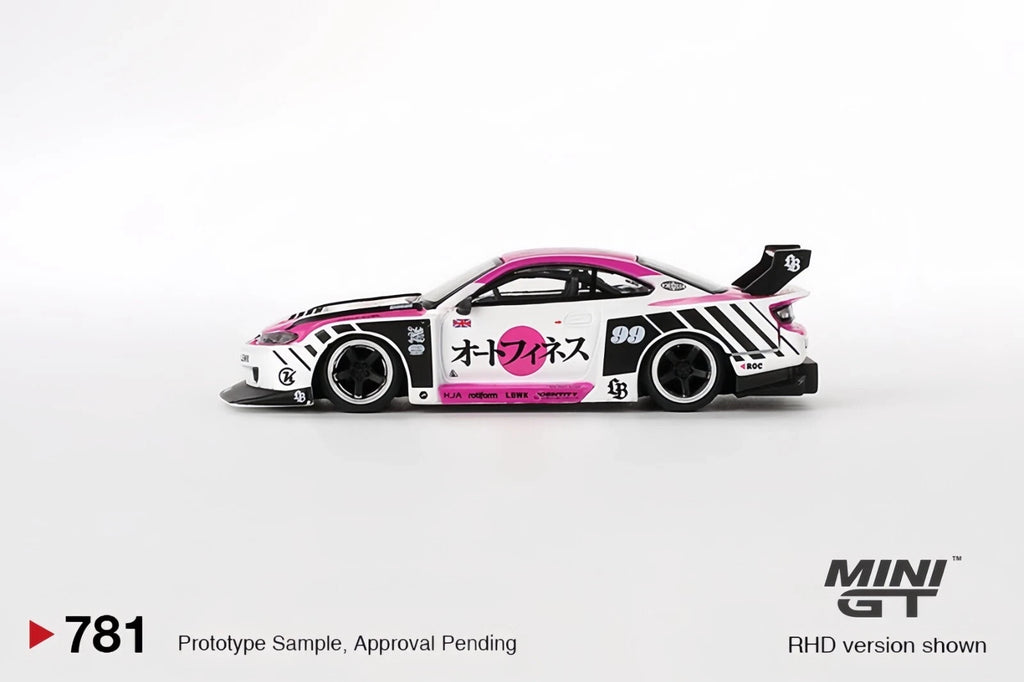 Mini GT 1/64 Nissan LB-Super Silhouette S15 SILVIA Auto Finesse SEMA 2023 #781