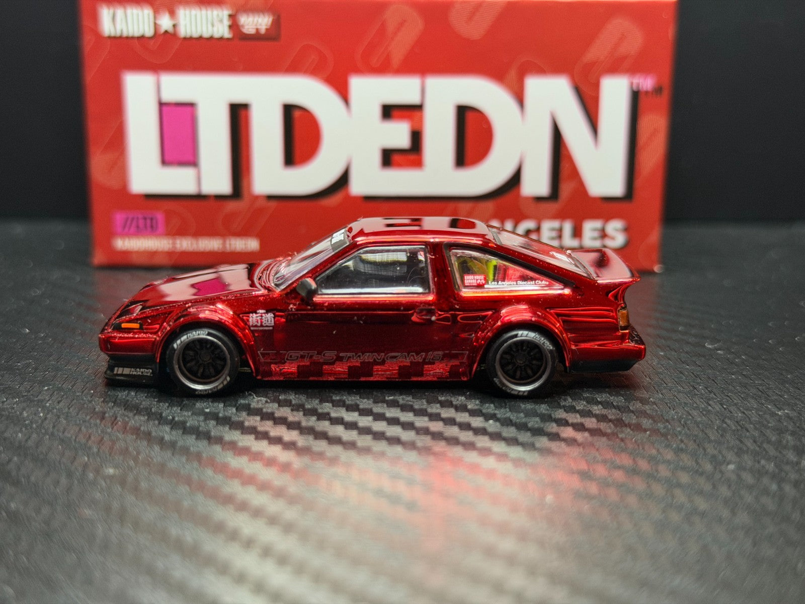 Kaido House 1/64 Toyota AE86 Sprinter Trueno 525 Spec 2025 Los Angeles Opened