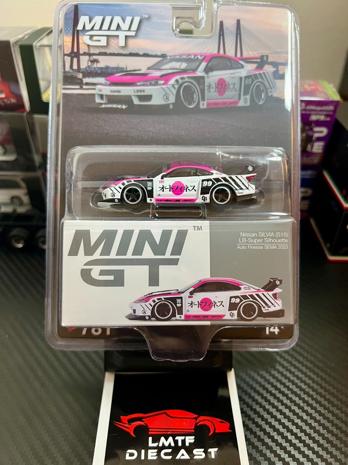 Mini GT 1/64 Nissan LB-Super Silhouette S15 SILVIA Auto Finesse SEMA 2023 #781