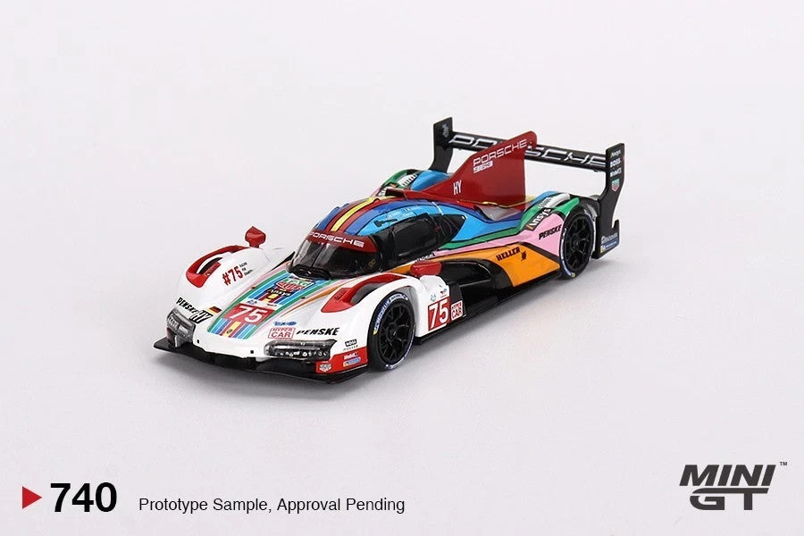 Mini GT 1:64 Porsche 963 #75 Penske 2023 24H Le Mans Petersen Exclusive #740