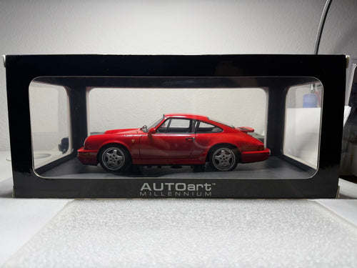 AUTOart 1/18 millennium Porsche 911 964 Carrera RS Red 77891 US Seller
