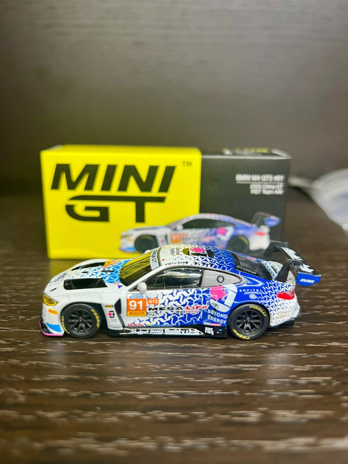 MINI GT 1/64 BMW M4 GT3 #91 FIST Team AAI 2025 China GT Exclusive US Seller