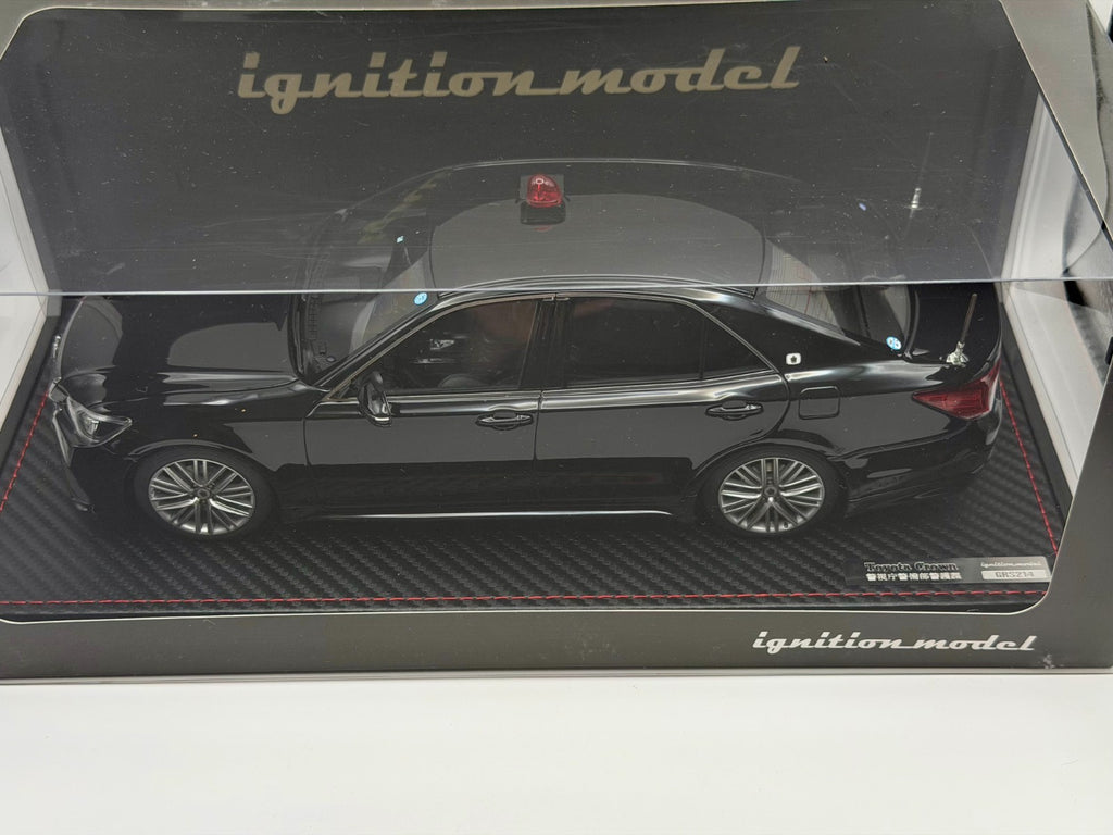 Ignition Model 1/18 Toyota Crown Athlete black Tokyo Police Security Division