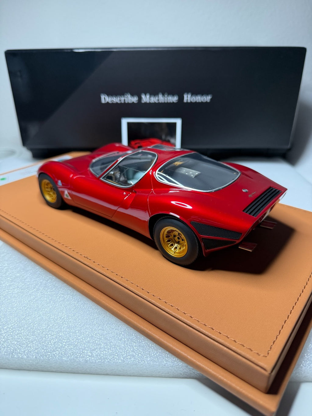 DMH 1/18 Alfa Romeo Tipo 33/2 Stradale Rosso F1 2007 Limited to 33pcs US Seller