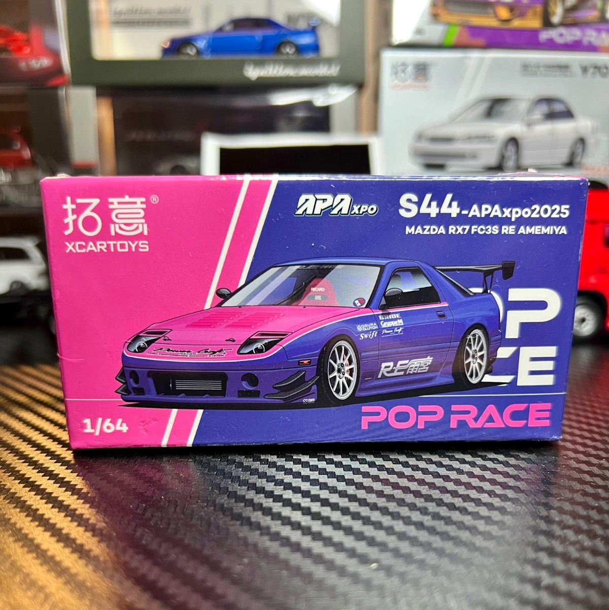 Pop Race 1/64 Mazda RX-7 FC3S Re-Amemiya Street 7 China APA Expo 2025 US Seller