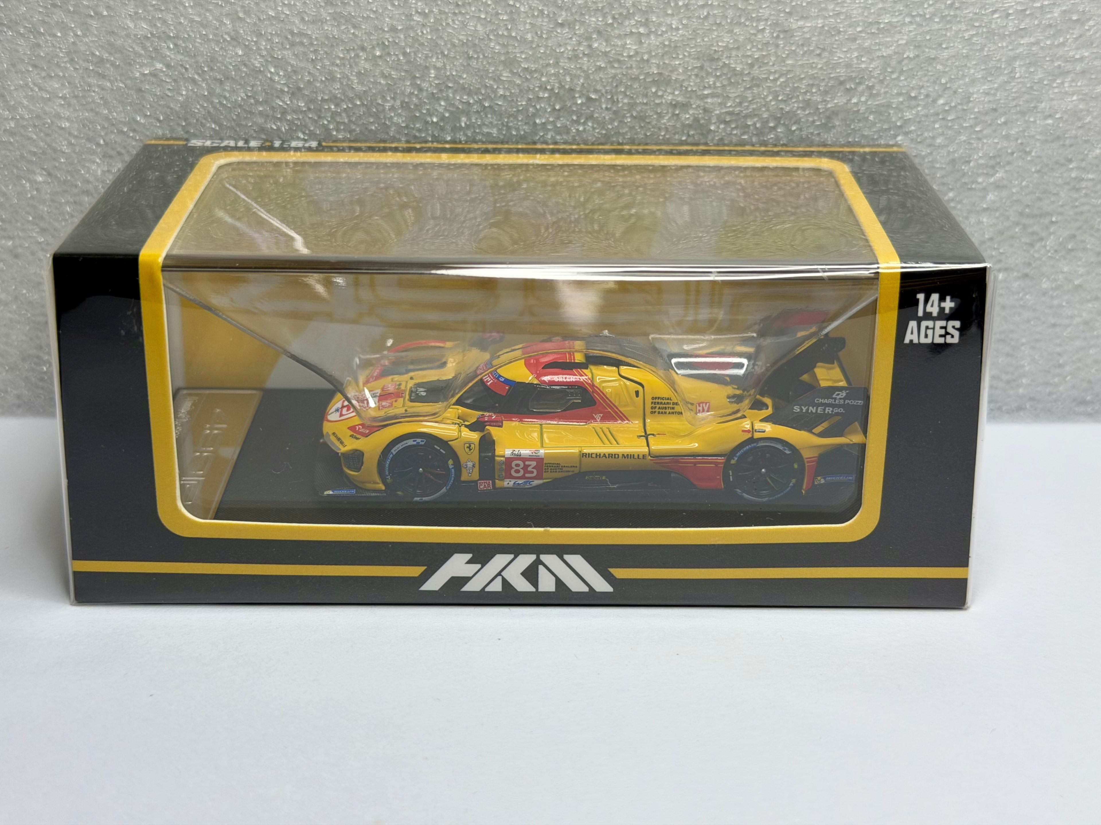 HKM 1:64 Fe 499P Le Mans(#51/#50/83)Open Hood Diecast