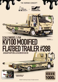 Paddock64 1:64 The Boring Concept KV100 Modified Flatbed Trailer #288 APAxpo Exclusive
